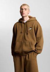 Bluza sportowa męska Prosto Damage Target z kapturem. Brązowe bluzy sportowe męskie Prosto., m, z bawełny. Za 294.99 zł.