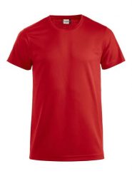 Clique T-shirt Ice-T oddychająca z poliestru – red. Czerwone t-shirty męskie CLIQUE, m, bez wzorów, z materiału, bez kołnierzyka. Za 99.74 zł.