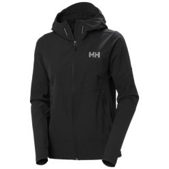 Damska kurtka turystyczna Helly Hansen Blaze. Czarne kurtki przeciwdeszczowe damskie Helly Hansen, bez kaptura. Za 638.00 zł.