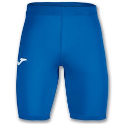 Spodenki piłkarskie termoaktywne Joma Brama Academy. Niebieskie szorty męskie Joma, bez kołnierzyka. Za 95.99 zł.