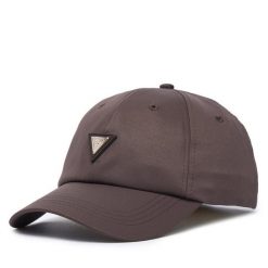 Czapka z daszkiem Guess. Brązowe czapki z daszkiem damskie Guess, z aplikacjami. Za 154.99 zł.