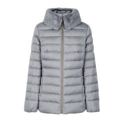 Kurtka GEOX W BETTANIE Niebieski. Niebieskie kurtki damskie Geox, bez wzorów, z tkaniny, bez kaptura. Za 611.99 zł.
