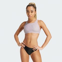Góra Bikini Big Bars. Niebieskie bikini damskie Adidas, bez wzorów. Za 119.00 zł.