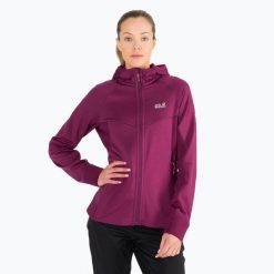 Bluza polarowa damska Jack Wolfskin Hydro Grid Fleece. Czerwone bluzy bez kaptura damskie Jack Wolfskin, m, z polaru. Za 593.60 zł.