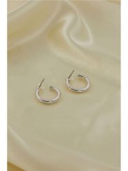 Heliophilia Kolczyki-półkreole rozmiar: onesize. Szare kolczyki damskie Heliophilia, metalowe. Za 53.17 zł.