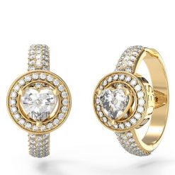 Kolczyki Guess. Żółte kolczyki damskie Guess, złote. Za 239.99 zł.