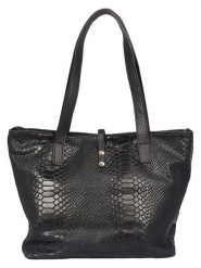 Florence Bags Skórzana torebka "Mirs" w kolorze czarnym - 26 x 31 x 15 cm rozmiar: onesize. Czarne torebki klasyczne damskie Florence Bags, bez wzorów, z materiału, bez dodatków. Za 271.03 zł.