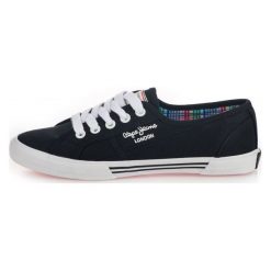 Pepe Jeans tenisówki damskie Aberlady Basic 17 36 czarne. Czarne trampki i tenisówki damskie Pepe Jeans, bez wzorów, z gumy. Za 239.00 zł.