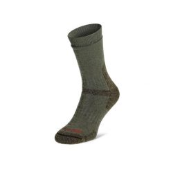 Skarpety trekkingowe Bridgedale Explorer Heavy Merino P Boot. Zielone skarpetki męskie Bridgedale, bez wzorów, z wełny. Za 125.99 zł.