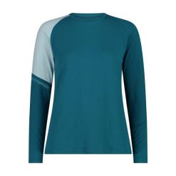 Koszulka damska turystyczna CMP 34N2166. Zielone bluzki sportowe damskie CMP, l, bez wzorów, bez ramiączek. W wyprzedaży za 153.99 zł.