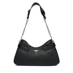 Torebka Guess. Czarne torebki klasyczne damskie Guess, z aplikacjami, bez dodatków. Za 639.99 zł.