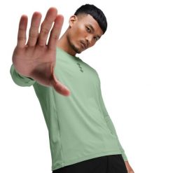 Koszulka rowerowa z długim rękawem gravel męska Spruce. Zielone t-shirty sportowe męskie SIROKO, l, z tkaniny, bez ramiączek, rowerowe. W wyprzedaży za 83.00 zł.