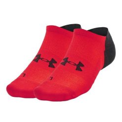 Skarpety męskie Under Armour Armourdry Run czerwone - 1 para. Czarne skarpetki męskie Under Armour, bez wzorów, z elastanu. Za 77.30 zł.