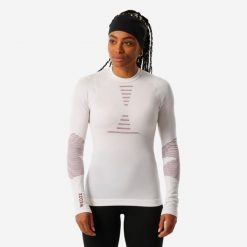 Koszulka termoaktywna narciarska damska Wedze BL900 wool seamless. Białe bielizna termoaktywna damska WED'ZE, m, bez wzorów, z materiału. Za 179.99 zł.
