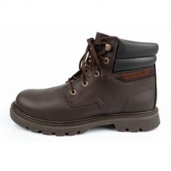 Buty do chodzenia męskie Caterpillar Quadrate. Brązowe buty sportowe na co dzień męskie CATerpillar, na jesień, z materiału, bez zapięcia, trekkingowe. Za 485.00 zł.