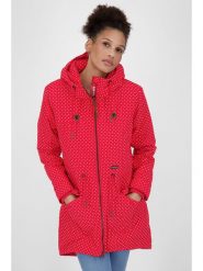 Alife and kickin Kurtka zimowa "CharlotteAK" w kolorze biało-czerwonym rozmiar: L. Białe kurtki damskie Alife and Kickin, na zimę, l, z aplikacjami, z puchu, bez kaptura. Za 321.97 zł.