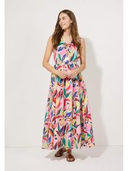 More & More Sukienka w kolorze różowym ze wzorem rozmiar: 40. Różowe sukienki damskie MORE & MORE, bez wzorów, z bawełny, bez kołnierzyka, bez ramiączek, maxi. Za 238.84 zł.