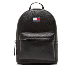 Plecak Tommy Jeans. Czarne plecaki damskie Tommy Jeans, bez wzorów, z jeansu. Za 379.99 zł.