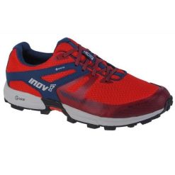 Buty Męskie Bieganie Roclite. Czerwone buty trekkingowe męskie Inov-8, z gumy, bez zapięcia, do biegania. Za 861.99 zł.