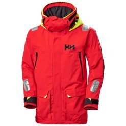Wodoodporna kurtka z dużym Helly Hansen Skagen. Niebieskie kurtki męskie Helly Hansen, l, bez wzorów, z materiału, bez kaptura. Za 1,779.50 zł.