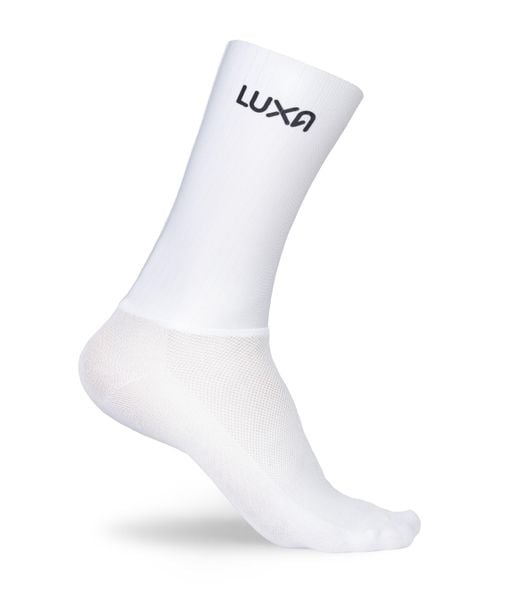 Skarpetki Kolarskie Luxa Aero. Białe skarpetki damskie LUXA, bez wzorów, z materiału. Za 139.00 zł.