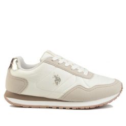 Buty damskie sportowe sneakersy U.S. Polo Assn. Brązowe buty sportowe na co dzień damskie U.S. Polo Assn., bez wzorów, z jeansu, trekkingowe. Za 199.00 zł.