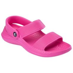 Sandały Damskie / Sandały Damskie. Czerwone sandały damskie MARTES ESSENTIALS, bez wzorów, z materiału, bez obcasa. Za 61.99 zł.