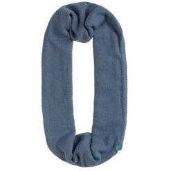 Komin zimowy damski Buff Knitted Infinity niebieski. Niebieskie szaliki i kominy damskie Buff, na zimę, bez wzorów, z dzianiny. Za 73.00 zł.