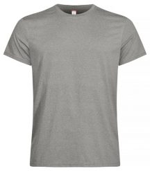 Clique Basic Active-T męski T-shirt 100% poliester – Grey Melange. Szare t-shirty męskie CLIQUE, m, bez wzorów, z dzianiny, bez kołnierzyka. Za 86.50 zł.