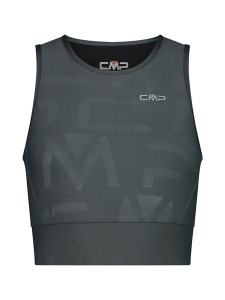 CMP Top funkcyjny w kolorze szarym rozmiar: 38. Szare topy damskie CMP, bez wzorów, z materiału, bez ramiączek. Za 66.00 zł.
