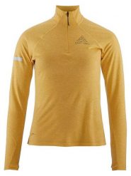 Craft Koszulka "ADV SubZ Wool" w kolorze żółtym do biegania rozmiar: XS. Żółte bluzki sportowe damskie Craft, xs, bez wzorów, z wełny, bez ramiączek. Za 165.99 zł.