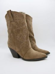 Bellucci Kowbojki w kolorze khaki rozmiar: 37. Brązowe kozaki damskie Bellucci, bez obcasa. Za 143.90 zł.