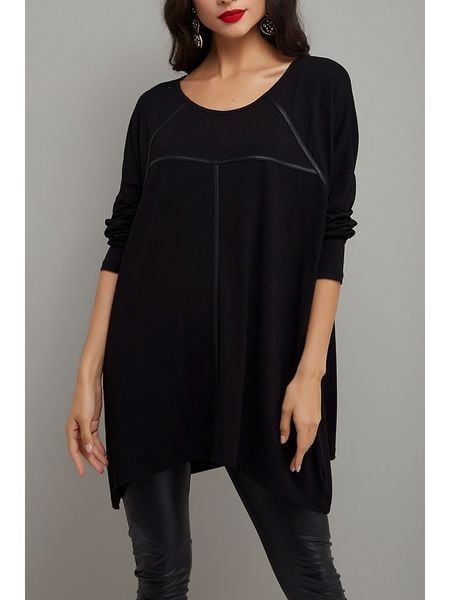 LA Angels Koszulka w kolorze czarnym rozmiar: S. Czarne bluzki damskie LA Angels, s, bez wzorów, z asymetrycznym kołnierzem, bez ramiączek. Za 79.21 zł.