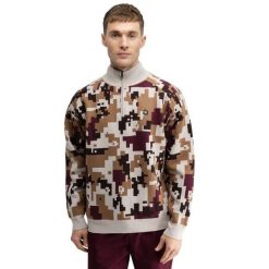 Męski sweter golfowy Siroko Fade Sand. Brązowe swetry męskie SIROKO, m, bez wzorów, z materiału, bez kołnierzyka. Za 297.00 zł.