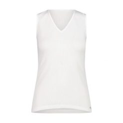 Damski tank top CMP. Białe topy sportowe damskie CMP, s, bez wzorów, z materiału, bez ramiączek. Za 54.99 zł.