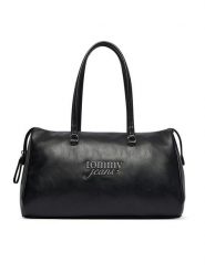 Tommy Jeans Torebka Tjw Bold Script AW0AW19054 Czarny. Czarne torebki klasyczne damskie Tommy Jeans, bez wzorów, z jeansu, bez dodatków. Za 529.99 zł.