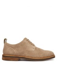 Clarks Półbuty Aldwin Lace 26186449 Szary. Szare półbuty męskie Clarks, ze skóry, bez zapięcia. Za 469.99 zł.