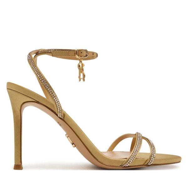 Sandały Steve Madden. Żółte sandały damskie Steve Madden, bez wzorów, bez obcasa, na szpilce. Za 519.99 zł.