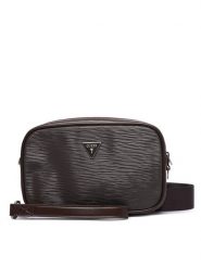 Guess Saszetka HMMIPW P6350 Brązowy ciemny. Brązowe saszetki męskie Guess, ze skóry. Za 324.99 zł.