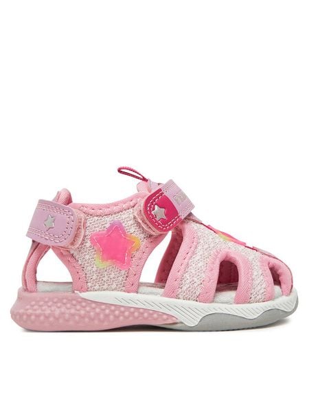 Primigi Sandały 7953211 Różowy. Czerwone sandały dziewczęce Primigi, z materiału, bez zapięcia. Za 179.99 zł.