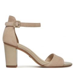 Czółenka Tamaris. Brązowe czółenka damskie Tamaris, bez wzorów, bez obcasa. Za 149.99 zł.