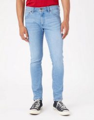 WRANGLER BRYSON MĘSKIE SPODNIE JEANSOWE THIS TIME W14XJX21E 112322677. Spodnie materiałowe męskie Wrangler, bez wzorów, z jeansu. Za 239.99 zł.