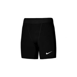 Spodenki damskie Nike DF Strike NP Short. Czarne szorty damskie Nike, bez wzorów, z elastanu, sportowe. Za 95.99 zł.