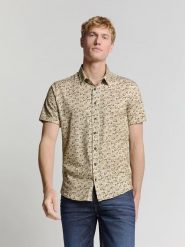 No Excess Koszula - Regular fit - w kolorze beżowym rozmiar: S. Brązowe koszule męskie No Excess, s, bez wzorów, bez kołnierzyka, bez ramiączek. Za 117.99 zł.