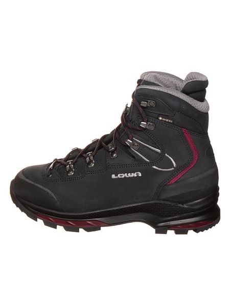 LOWA Skórzane botki trekkingowe "Mauria Evo GTX" w kolorze granatowym rozmiar: 41. Niebieskie obuwie trekkingowe damskie Lowa. Za 670.95 zł.