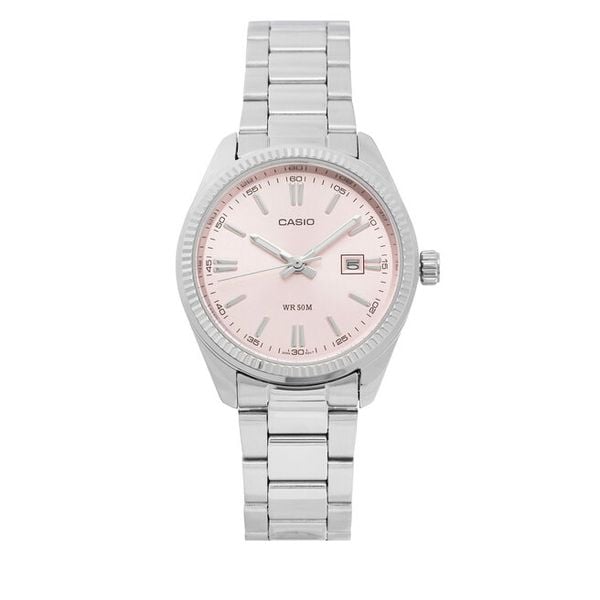 Zegarek Casio. Szare zegarki damskie Casio, srebrne. Za 279.99 zł.