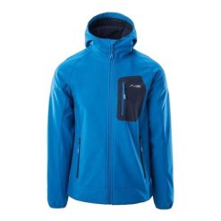 Męska Kurtka Sogne. Niebieskie kurtki męskie ELBRUS, m, bez wzorów, z materiału, z kapturem. Za 255.01 zł.