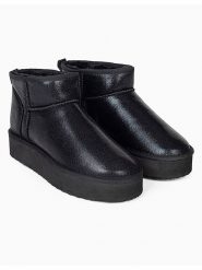 ISLAND BOOT Botki "Miley" w kolorze czarnym rozmiar: 40. Czarne botki damskie Island Boot, bez obcasa, bez zapięcia. Za 158.10 zł.
