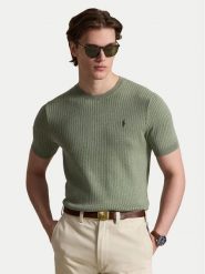 Polo Ralph Lauren T-Shirt 710B13892006 Zielony Regular Fit. Zielone koszulki polo męskie Polo Ralph Lauren, m, bez wzorów, z bawełny, bez ramiączek. Za 859.99 zł.
