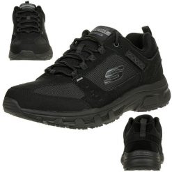 Buty sportowe męskie Skechers Oak Canyon. Czarne buty sportowe na co dzień męskie Skechers, na lato, z materiału, bez zapięcia, trekkingowe. Za 299.99 zł.